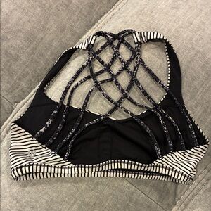 Lululemon Black and White Women's Sports Bra